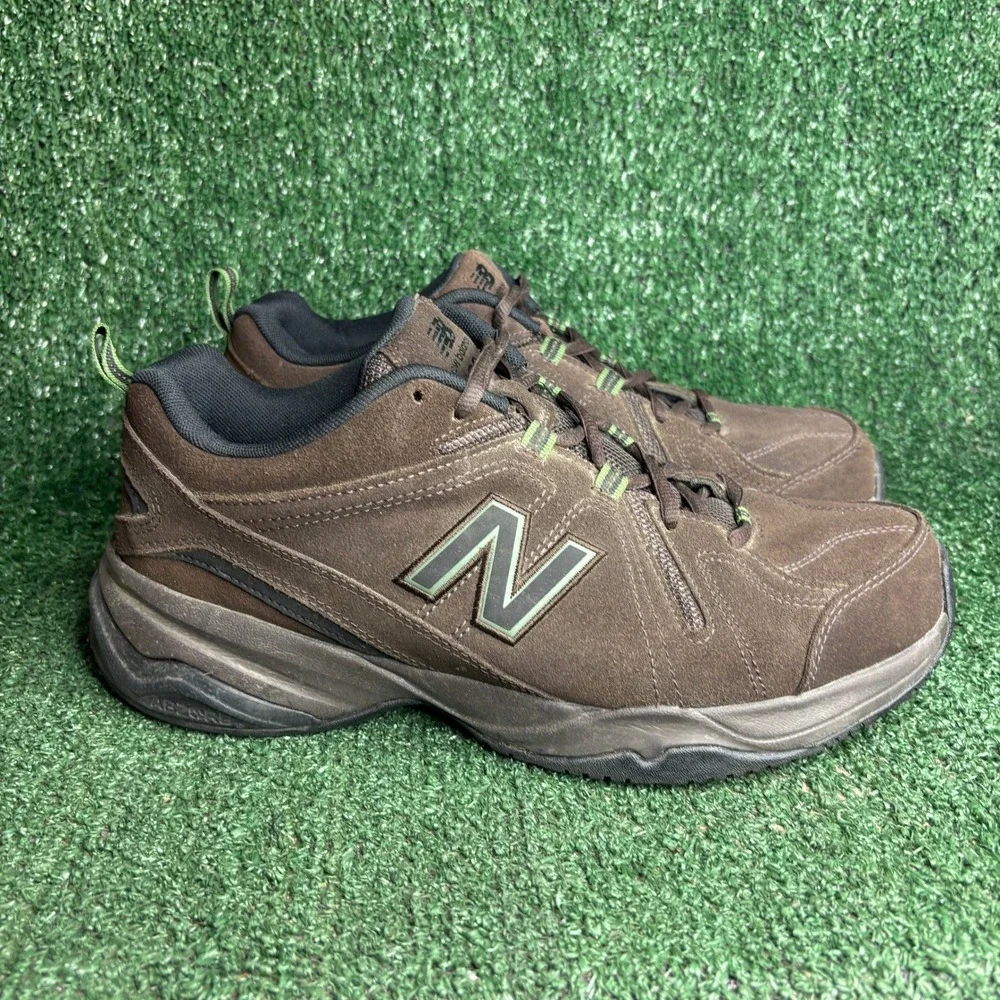 New Balance 608v4 Suede Abzorb Training Shoes Brown Mens Size 10.5 4E Extra Wide